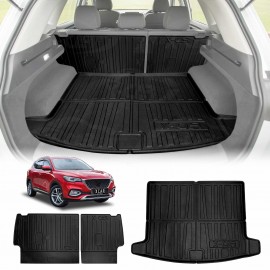 Boot Liner Kick Mats Set for MG HS 2018-2024 All Weather Heavy Duty Cargo Car Trunk Back Seat Protector