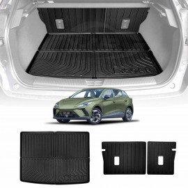 Boot Liner Back Seat Protector for MG MG4 2023-2025 All Weather Heavy Duty Cargo Car Trunk Kick Mats