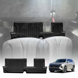Third Row Seat Floor Mat for MG QS 2025-Onwards Heavy Duty All Weather Car Mats Carpet Liner Set