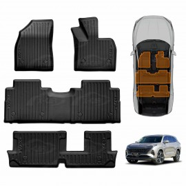3D Floor Mats for MG QS 2025-Onwards Heavy Duty All Weather Car Mats Carpet Liner Set