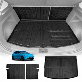 Boot Liner Kick Mats Set for MG MG4 EV Urban 2026-Onwards All Weather Heavy Duty Cargo Car Trunk Back Seat Protector