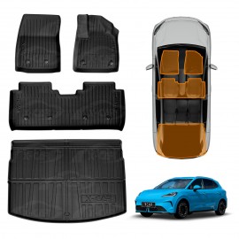 3D Floor Mats Boot Liner Set for MG MG4 EV Urban 2026-Onwards All Weather Heavy Duty Cargo Car Trunk Luggage Tray