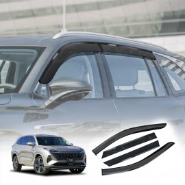 Weathershields for MG QS 2025-Onwards Car Weather Shields Wind Deflectors Window Sun Visor 4 Pcs