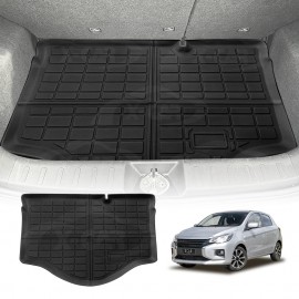Boot Liner for Mitsubishi Mirage Hatch 2013-2022 All Weather Heavy Duty Cargo Trunk Cover Mat Luggage Tray Car Accessories
