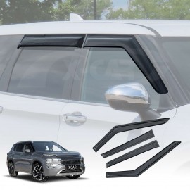 Weathershields for Mitsubishi Outlander 2021-2025 Car Weather Shields Wind Deflectors Window Sun Visor
