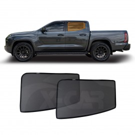 Rear Window Sun Shade for Mitsubishi Triton MV Double Cab 2024-Onwards UV Protection Car Sunshade Blind Mesh