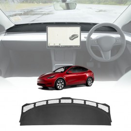 Luxury 3D Dash Mat Pad Cover Non-Slip for Tesla Model Y 2022