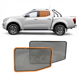 Rear Window Sun Shade for Nissan Navara D23 NP300 2015-2024 Magnetic Car Sun Blind Mesh