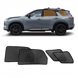 Rear Port Window Sun Shade for Nissan Pathfinder R53 2022-Onwards UV Protection Car Sunshade Blind Mesh