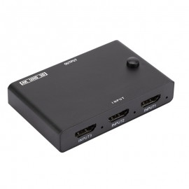 HDMI Switch 3 in 1 Out 3-Port HDMI Switcher Supports 4K for Apple TV 4K Fire Stick PS4 PC Laptop