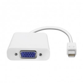 Mini Display Port DP Thunderbolt to VGA Adapter Cable for Surface Macbook Projector TV Monitor