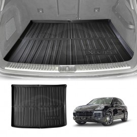Boot Liner for Porsche Cayenne 2010-2017 SUV All Weather Heavy Duty Cargo Trunk Mat Luggage Tray