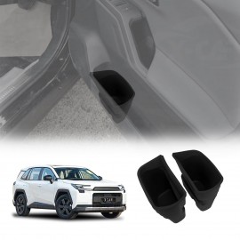 Door Side Storage Bin Box for Toyota RAV4 RAV 4 6th XA60 2026-Onwards Front Lower Door Pocket Organiser Silicone Tray Car Accessories