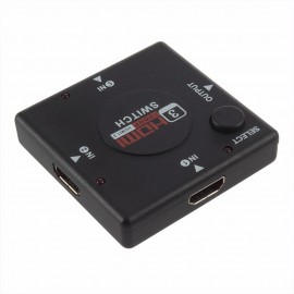 HDMI 3 Port Switch Auto Switcher Splitter Selector HUB Box Cable HDTV 1080p