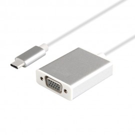 USB C Type C 3.1 Male to VGA Female Converter Adapter Cable for Macbook Chromebook