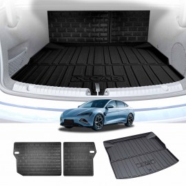 Boot Liner Back Seat Protector Combo for BYD Seal 2023-2025 Heavy Duty Car Kick Mats Cover Cargo Trunk Mat