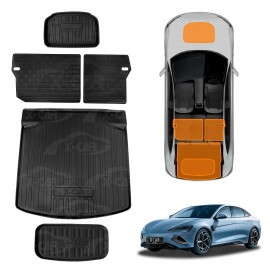 3D All-Weather Interior Liners Set for BYD Seal 2023-Onwards Back Seat Front Trunk Toolbox Boot Cargo Mats