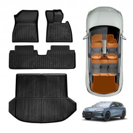 3D Floor Mats Boot Liner for BYD Seal 6 Seal6 Touring Wagon 2026-Onwards All Weather Heavy Duty Cargo Car Trunk Luggage Tray Set