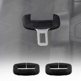 Seatbelt Buckle Silicone Protective Covers for Car Seat Belt Protector Universal Anti-Scratch Interior Accessories Small Size Set of 2
