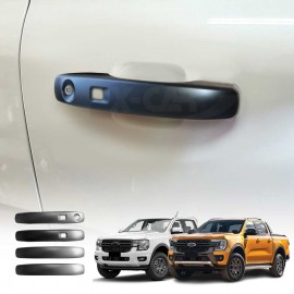 Keyless Smart Door Handles Cover for Ford NEXT-GEN Ranger MY22 2022+ Matt Black protector