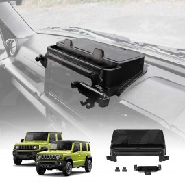 Storage Box with Phone Holder for Suzuki Jimny Auto 2018-Onwards Car Screen Hidden Organizer Tray Accessories