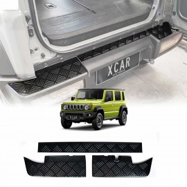 Rear Bumper Guard Trunk Panel Trim for Suzuki Jimny XL 5-Door 2023-Onwards Carbon Fiber Style Trunk Protector Cover  Accessories