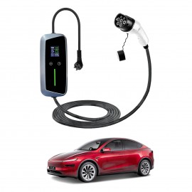 Tesla Model Y L 6-Seat 2026-Onwards Type 2 Portable EV Charger 10 Amp 2.4KW AU Plug 5 Meters