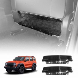 Stainless Steel Anti-Kick Plate Cover Trim for GWM Tank 300 Back Seat Anti-Dirty Protector Panel Pad Set of 2