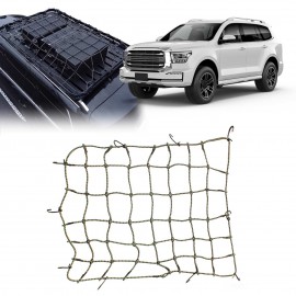 Roof Top Rack Cargo Net for GWM Tank 500 2024-2025 Steel Hook Adjustable Luggage Bungee Net Exterior Accessories