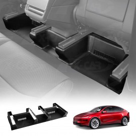 Car Under Seat Protector for Tesla Model Y Juniper 2025-Onwards Seat Rail Cover Anti Kick Guard Underseat Interior Accessories