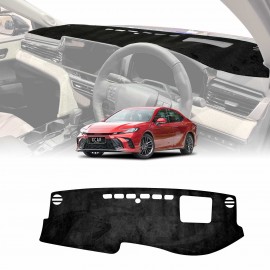 Dash Mat for Toyota Camry 2018-2025 with Heads Up Display Microfiber Non-Slip Pad Cover Interior Accessories