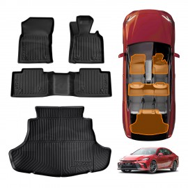 3D Floor Mats Boot Liner for Toyota Camry XV80 2024-Onwards All Weather Heavy Duty Cargo Car Trunk Luggage Tray