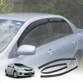 Weathershields for Toyota Corolla Sedan 2007-2013 Car Weather Shields Wind Deflectors Window Sun Visor 4-Piece Set