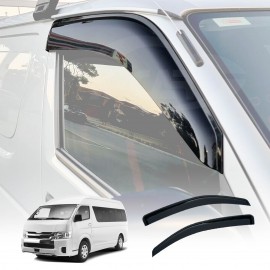 Weathershields for Toyota Hiace 2005-2019 Car Weather Shields Wind Deflectors Window Sun Visor 2-Piece Set