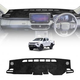 Dash Mat for Toyota Hilux Dual Cab 2025-Onwards Non-Slip Microfiber Pad Cover Interior Accessories 