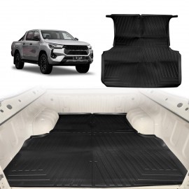 Tub Liner for Toyota Hilux Dual Cab 2016-2025 J-Deck All Weather Heavy Duty Cargo Trunk Mat Luggage Tray