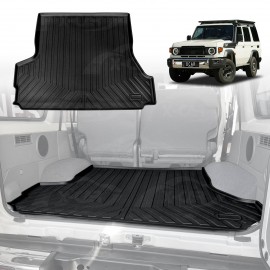 Boot Liner for Toyota Landcruiser 70/76 Series 2023-Onwards All Weather Heavy Duty Cargo Trunk Mat Luggage Tray