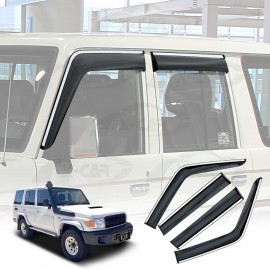 Weathershields for Toyota LandCruiser 70/76/78/79 2012-2025 Series Car Weather Shields Wind Deflectors Window Sun Visor