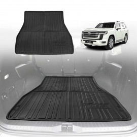 Boot Liner for Toyota Landcruiser 300 LC300 5-Seater Diesel 2021-Onwards Heavy Duty All Weather Cargo Trunk Cover Mat Luggage Tray