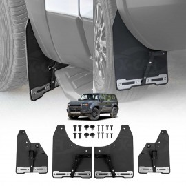 Mud Flaps Splash Guards with Metal Plate for Toyota Prado 250 Series 2024-Onwards Heavy Duty Mudguard Fender Front and Rear Set of 4