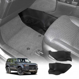 Front Floor Side Protector Mats for Toyota Prado 250 Series 2024-Onwards Interior Footwell Cover Accessories