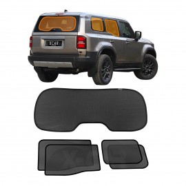 Window Sun Shades for Toyota Prado 250 NON-Rear-View Mirror Camera 2024-Onwards Car UV Protection Windscreen Blind Mesh