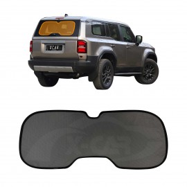 Rear Windscreen Sun Shades for Toyota Prado 250 With-Rear-View Mirror Camera 2024-Onwards Car Wind Screen Sun Blind Mesh