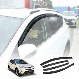 Weathershields for Toyota Rav4 Rav 4 2013-2018 Car Weather Shields Wind Deflectors Window Sun Visor 4-Piece Set
