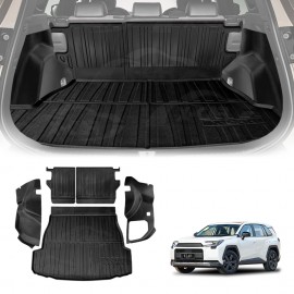 Boot Liner Kick Mats for Toyota Rav4 Rav 4 6th Gen 2026-Onwards All Weather Heavy Duty Cargo Car Seat Side Trunk Protector