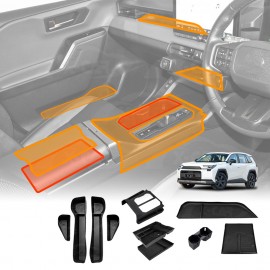Interior Storage Set for Toyota RAV 4 6th Gen 2026-Onwards Dashboard Tray Armrest Organizer Door Side Box Cup Holder Accessories