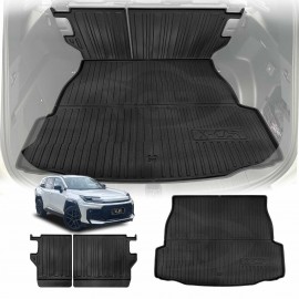Boot Liner Kick Mats Set for Toyota RAV4 6th 2026-Onwards with Boot Side Speaker All Weather Heavy Duty Cargo Car Trunk Back Seat Protector