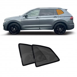 Port Window Sun Shade for Volkswagen VW Tiguan Allspace 7 Seater 2018-2024 UV Protection Car Sunshade Blind Mesh