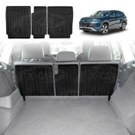 Back Seat Protector for Volkswagen Tayron 5-Seater 2025-Onwards All Weather Heavy Duty Car Seat Kick Mats Cover Accessories