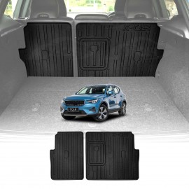 Back Seat Protector for Volvo XC40 2018-Onwards All Weather Heavy Duty Car Seat Kick Mats Cover